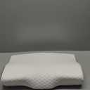 Derila Almohada cervical cervical para dormir, almohada ergonmica de apoyo para el cuello para espalda, estmago, almohada de espuma viscoelstica para alivio de hombros, 12.2 x 16.9 x 3.14 pulgadas