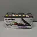 Mueller Pro-Series 10-in-1, 8 Blade Vegetable Chopper, Mandoline Slicer, Onion Mincer, Cutter, Dicer, Veggie Chopper with Container, Kitchen Essentials & Gadgets, House Warming Gifts New Home, Black