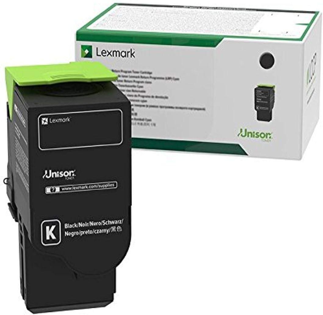 Lexmark C241XK0 Black Extra High Yield Return Program Cartridge Toner, Grey