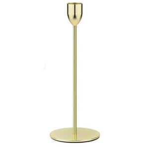 Gold Candle Holders, Brass Taper Candlestick Holders Set of 6, Vintage Metal Candle Sticks Holder with Wax-Catcher for Fall Decor, Thanksgiving Table Centerpiece, Wedding