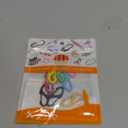 SWATOM 20PCS S Double Sided Mini Carabiner Clip Small Dual Wire Gate Carabiners Keychain Clasp Snap Hooks Tiny Key Clips EDC Accessories for Outdoor Camping Fishing Hiking (Mix Colors 10P)