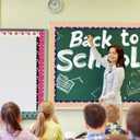 6 Rolls 196.8 Ft Disco Ball Bulletin Board Border Set - Classroom Trim - Colorful Supplies for Teachers, School & Office Decor - Perfect Birthday Theme