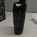 Car Electric Kettle for Travel : FVPE 12V/24V Small Electric Water Kettle, Multi-Temp Control 400 mL Portable Car Water Boiler for Brewing Coffee Tea,LCD Display 304 Stainless Steel Truck Heating Cup (Black)