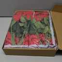 Nubry 24pcs Artificial Red Roses, Fake Silk Roses Flower with Long Stems, Realistic Flowers for Bridal Wedding Party Table Centerpiece Home Decor