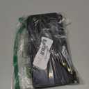 Defencase for iPhone 14 Magnetic Wallet Case Compatible with Magsafe with RFID Blocking Zipper & Card Holder for Women Men, PU Leather Strap Detachable Phone Case for iPhone 14 (6.1 inches), Black