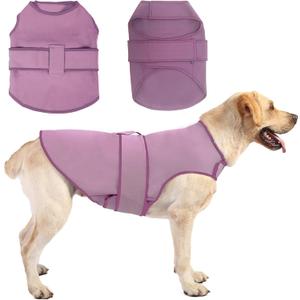 Dog Anxiety Vest Calming Jacket for Small Medium Large Dogs, Dog Shirt Wrap for Indoor Outdoor Fireworks, Thunder, Travel, Separation (Purpink) Dog Anxiety Vest Calming Jacket for Small Medium Large Dogs, Dog Shirt Wrap for Indoor Outdoor Fireworks, Thunder, Travel, Separation (Purpink)