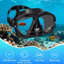 Snorkeling Gear for Adults, Mask Fin Snorkel Set, Dry Top Snorkel Mask, Panoramic View Anti-Leak Anti-Fog 3 in 1 Snorkeling Kit Travel Diving Package with Storage Bag L/XL