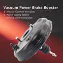 53-4915 Vacuum Power Brake Booster, Compatible with Toyota Highlander 2004-2005 Base/Limited/Sport 2006-2007 Lexus RX300/330/350 MCU3# 2003-2008, 446100E020 4461048160, BXFBA-254