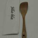Wooden Spatula Nonstick Turner Acacia Wood, Right Long Handle Flat Frying Spatulas Handmade for Mother Wife Grandma Her Kitchen Gift, Ideal Cookware Utensils for Cooking Eggs, Fish, Pancakes (12 Inch, Brown)