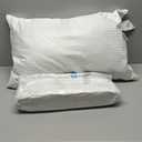 COZSINOOR Goose Down Feather Pillows Queen Size - Hotel Bed Pillow for Sleeping Set of 2, Soft 600 TC Cotton Cover, Fluffy Support Surround Fill Down Alternative for Back, Stomach, Side Sleepers