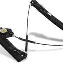 SCITOO Front Left Power Window Regulator Without Motor Fit for 2013-2018 for BMW 320i/320i xDrive,2014-2018 for BMW 328d/328d xDrive,OE: 51337281885