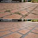 DOMINATOR Polymeric Sand for Pavers, Titanium Gray, 40 lbs - Revolutionary Ceramic Flex Technology for Stabilizing Paver Joint Widths 1/8” to 4” - Professional Grade Paver Sand for Patio Pavers, Size: 40 Pound