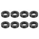 uxcell 8pcs Single Split Shaft Collar 1" Bore One-Piece Clamping Collar, 1-3/4" OD, 1/2" Thickness, Black Oxide Steel Set Screw Lock Collar Clamp