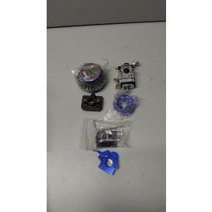 15mm Carburetor Upgrade Kit Air Filter Set Compatible with 2 Stroke 43cc 47cc 49cc Standup Gas Scooter ATV Quad Pocket Bike XG-550 BladeZ Moby X Blue