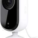 Arlo Essential Security Camera 2K | Indoor Only| 2nd Gen | Baby Monitor & Pet Camera | Wired Automated Privacy Shield, 2-Way Audio, Night Vision, Live Stream, Motion Alerts & Notifications White, 1 Cam