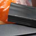 Amazon Basics Solid Wood Saddle-Seat Counter Height Bar Stools for Kitchen Island and Home Bar with Footrest, 29-Inch Height, Black, Set of 2