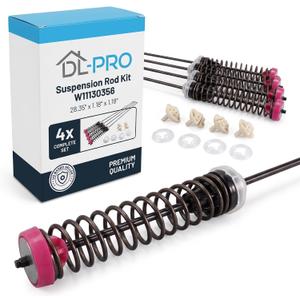 DL-PRO Washer Suspension Rod Set W11130356 for Whirlpool Maytag Kenmore