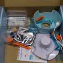 Make It Real Mini Pottery Studio - 26-Piece DIY Pottery Kit with Mess-Free Air Dry Clay - Create 10 Miniature Projects, Beginner to Master Levels - Innovative Centering Tool - Great for Kids Ages 8