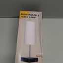 AVV Cordless Table Lamp with Dimmable, Rechargeable 3 Modes Battery Powered Bedside Lamp, rv Essentials Battery Operated Lamps, Touch Lamp for Bedroom, Living Room, Reading Room, 15 Inch Beige