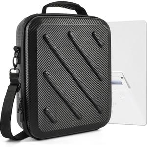 Starlink Mini for Case,Waterproof Shockproof Hard Travel Case for Starlink Mini with Dual Carry Options,Ideal for Outdoor,Camping,Car,RV and Boat Accessories, Black