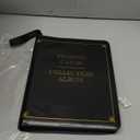 9 Pocket 3 Ring Leather TCG Binder for Baseball, Trading Game, and Sports Card, 30 Pages, Holds 540 Cards (10.8 x 1.8 x 13.5 In)