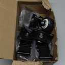 MSH&HCE 2 Inch Heavy Duty Locking Caster Wheels with Brake - 360 Swivel, 600lb Capacity - Quiet Casters for Furniture, Tables, Workbenches- Includes Screws, washers & Screwdriver(Set of 4)