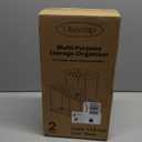 Ukeetap Multi-Purpose Pull-Out Storage Organizers, Under Sink/Cabinet Organizers and Storage for Bathroom & Kitchen, Black, 12.8 Inches, 2 Packs