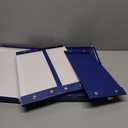 SnapNStore CD Storage Box  Pack of 1/2  Durable Disc Holder with Lid to Store for Discs (2 Pack  Doublewide CD, Classic Blue)