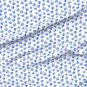Spoonflower Fabric - Large Dog Watercolor Paw Prints Spots Dots Royal Blue Pet Animal Print Printed on Organic Cotton Sateen Fabric by The Yard - Sewing Quilting Apparel Home Decor