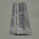 Clear Vinyl Zippered Blanket Storage Bags 15x18x5 Inch set of 5