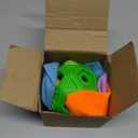 Dog Snuffle Ball-Interactive Puzzle Dog Toys Encourage Natural Foraging Skills Slow Feeder for Training and Stress Relief, Cloth Strip Hiding Food Chew Toys with Squeaky Carrot Toy for Any Size (Green)