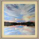 18X18 water and sky art