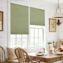 LazBlinds Cordless Cellular Shades, No Tools No Drill Blackout Honeycomb Shades Pleated Blinds for Windows, 36" W x 64" H, Green