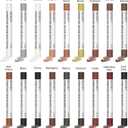 Wood Filler Sticks, 18 Colors Wood Wax Crayons, SEISSO Furniture Repair Scratch Wax Stick Pen kit for Touch Ups Scratches, Scuffs, Cracks, Nail Holes of Hardwood Floors, Cabinets, Tables, Doors