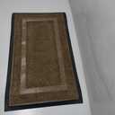 OLANLY Front Door Mat Indoor Outdoor Entrance, Waterproof All-Season, All-Weather Doormat, Sturdy Natural Rubber, Fade Resistant, Low Profile, Easy Clean Patio Porch Entryway Mat, 29.5x17, Brown