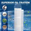 FS-2005 DE Grid Pool Filter Set (60 Sq.Ft) -Compatible with Unicel FS-2005,PFS3060, Filbur FC-9550,Hayward Pro-Grid DE6020/DEX6000DA,MicroClear DE6000– 30'' DE Filter Grid (7 Full + 1 Partial Grids)