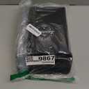 Magnetic Lint Bin for Laundry Room Organization and Storage with Brush, Wall-Mounted Laundry Dryer Lint Bin for Laundry Room Decor, Space-Saving Laundry Can (Black)