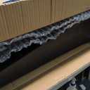 Rubber Threshold Ramp 7.09 Inch Rise, Wheelchair Rubber Door Ramp with Non-Slip Surface, Home Step Ramp with Channel for Wheelchairs/Cars/Scooters(1PCS, 2200LBs Loading)