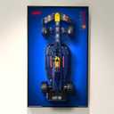 WETCEAOM Display Wallboard for Lego Technic Oracle Red Bull Racing RB20 F1 Car 42206, Compatible with Lego F1 Car, Designed for Lego Car Wall Mount Lovers, Size:19.7X 31.5in (Model not Included!)