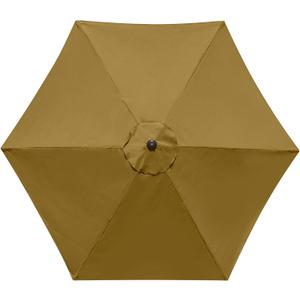9 Feet Patio Umbrella Replacement Canopy for 6 Ribs, Market Umbrella Top, Yard Table Umbrella Top Cover,Universal Strong and Thick Umbrella Canopy,Canopy Only