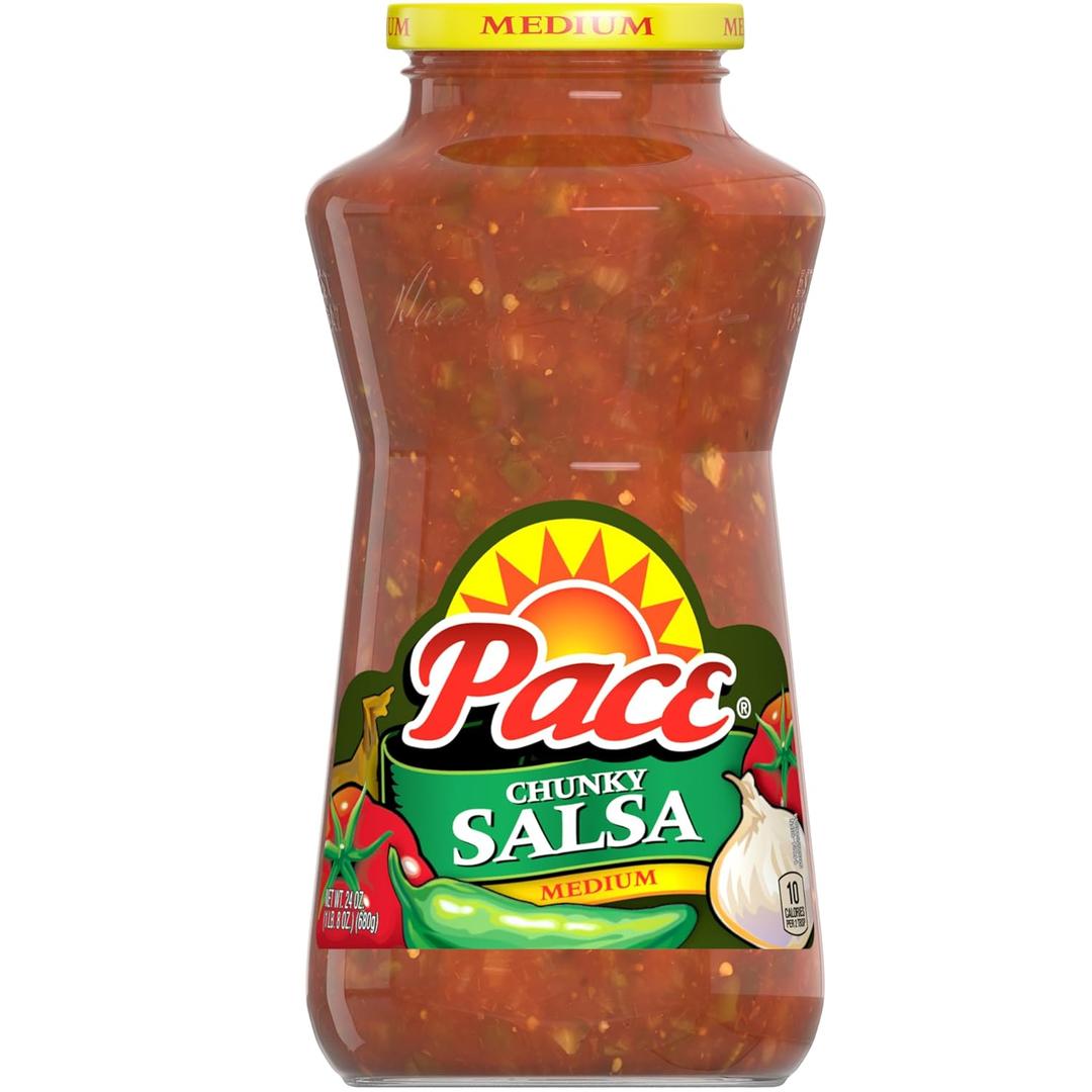 Pace 16oz Medium Chunky Salsa (Pack of 12)
