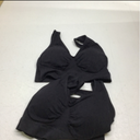 BESTENA Sports Bras for Women, Seamless Comfortable Yoga Bra with Removable Pads (X-Large, 05-3 Pack Black)