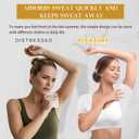 Zhanmai 3 Pcs Underarm Sweat Vest Armpit Sweat Proof Pads for Under Armpits Underarm Proof Pads for Women (Small, White, Black, Beige)