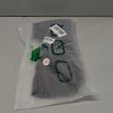 OQQ Women Bodysuits Ruched Short Sleeve Square Neck Stretch Lounge Travel Bodysuits Black, Size: XL