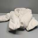 Amazon Essentials Girls and Toddlers' Cropped Full-Zip Puffer Jacket, Sherpa Fleece (X-Large, Light Beige)