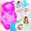 Fidget Toys Squishy Gummy Bear, Stress Cube Squishies Anxiety Stress Relief, Ice Squishy Stress Cube-Drop Malt Sugar Balls, Sensory Ball for Kids with Autism
