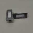 HZEL Car LED License Plate Light, 2PCS Vehicle Rear Tag Lamp Assembly, Automotive Tail Xenon Tag Lighting Kit Replacement Accessories Compatible with Altima Sentra Rogue Versa