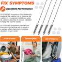 ALLOY UPGRADEDW10780045 WTW4816FW2 NTW4516FW2 NTW4605EW0 NTW4516FW1 WTW4800BQ1 Washer Suspension Rods Kit 4 Pcs by Beaquicy-Washer Parts for Whirlpool Kenmore Suspension Rods RTW4516FW1,11020102310