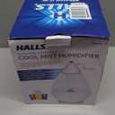 Crane x HALLS Droplet Ultrasonic Small Air Humidifiers for Bedroom and Office, 0.5 Gallon Cool Mist Humidifier for Plants and Home, Humidifier Filters Optional