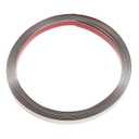 FELTECHELECTR 1roll Stainless Steel Peel and Stick Molding Trim Self-Adhesive Wall Sealing Strip for Decor and Versatile Trim for Walls Doors Tiles and More